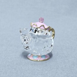 Swarovski Disney Mrs. Potts beeldje – Belle en het Beest jubileum