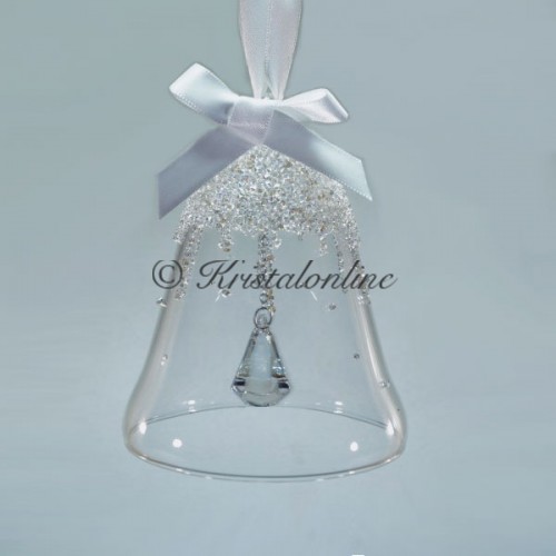 Swarovski Kristal | Silver Crystal | Kerst | Kerstbel Ornament - Jaarlijkse Editie 2017 | 5241593