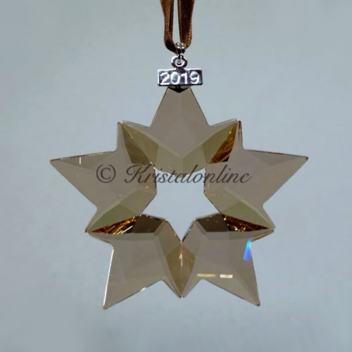 Swarovski Kristal | Kerst | Kerst Ornamenten | Kerstster - Jaarlijkse Editie 2019 - SCS - Golden Shadow | 5429596
