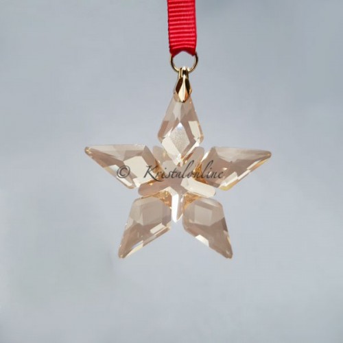 Swarovski Kristal | Kerst | Kerst Ornamenten | Kerstster - Klein - 2023 - Feestelijk Ornament - Golden Shadow | 5648747