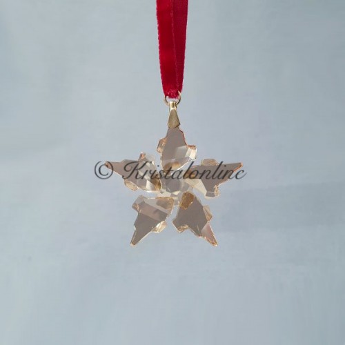 Swarovski Kristal | Kerst | Kerst Ornamenten | Kerstster - Klein - 2021 - Golden Shadow | 5583848
