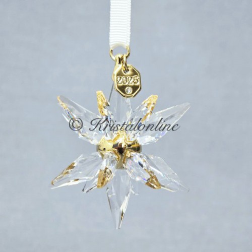 Swarovski 3D Ornament 2025 – Kristallen kerstster met 393 facetten