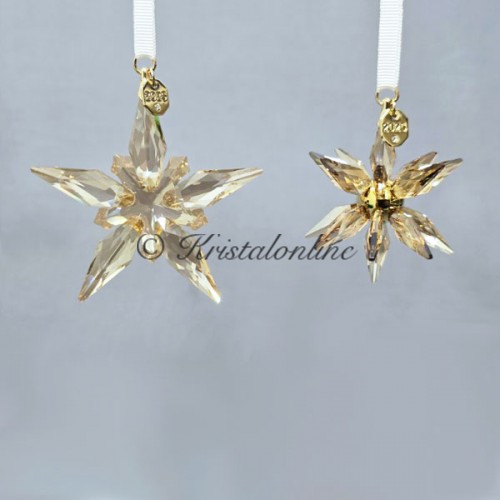 Swarovski Annual Edition Ornament Set 2025 – Gouden 3D-sterren