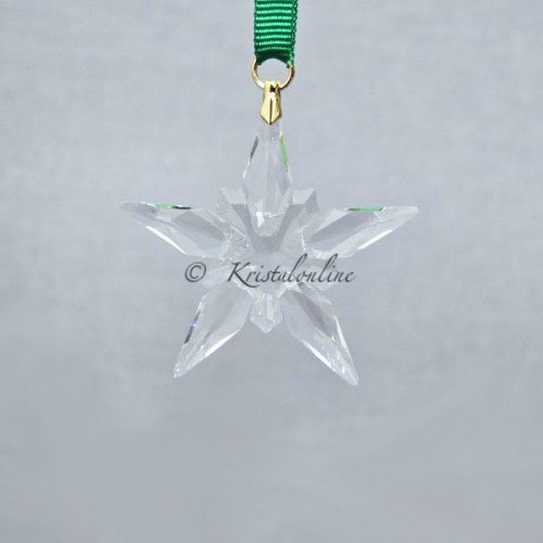 Swarovski Little Star ornament 2025 – groene hanger met 190 facetten