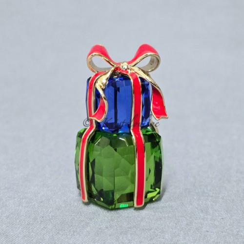 Swarovski Holiday Cheers Geschenken – Kristallen Cadeaudozen met Goudkleurige Strik