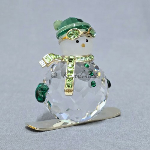 Kristalonline | Swarovski Kristal | Kerst | Holiday Cheers | Holiday Cheers Dulcis - Sneeuwpop Groen | 5687168