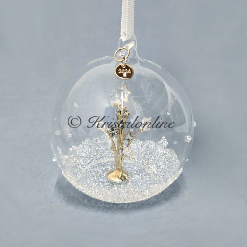 Swarovski Kristal | Silver Crystal | Kerst | Kerstbal Ornament - Jaarlijkse Editie 2024 | 5682735
