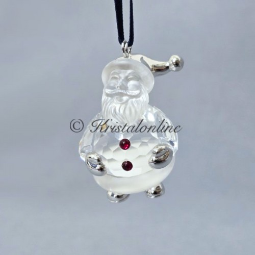 Swarovski Kristal | Kerst | Kerst Ornamenten | Kerst Ornament - Kerstman - Zilver | 681336