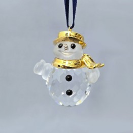 Kerst Ornament - Sneeuwman - Goud