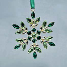 Swarovski Kristal | Silver Crystal | Kerst | Gema | Gema - Kerstornament - Groen | 5691044