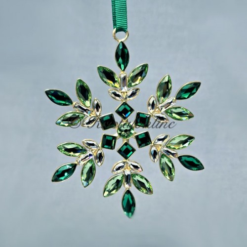 Swarovski Kristal | Silver Crystal | Kerst | Gema | Gema - Kerstornament - Groen | 5691044