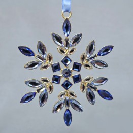 Swarovski Kristal | Silver Crystal | Kerst | Gema | Gema - Kerstornament - Blauw | 5691042