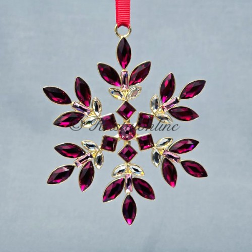 Swarovski Kristal | Silver Crystal | Kerst | Gema | Gema - Kerstornament - Rood | 5691041