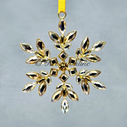 Swarovski Kristal | Silver Crystal | Kerst | Gema | Gema - Kerstornament - Geel | 5691043