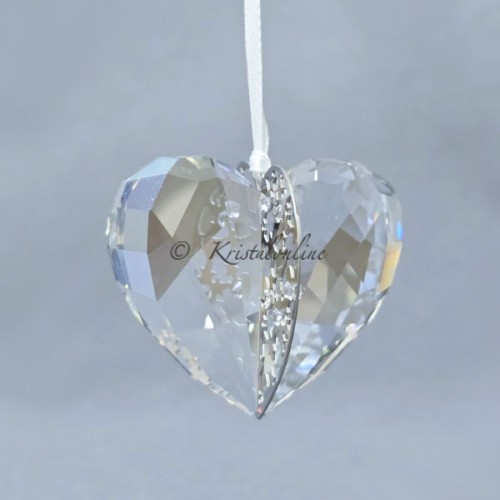 Swarovski Kristal | Kerst | Kerst Ornamenten | Kerst Ornament - Hart Crystal Moonlight | 1140005