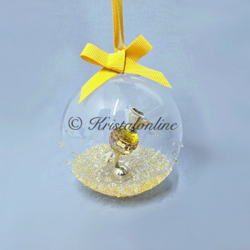 Kristalonline | Swarovski Kristal | Kerst | Holiday Cheers | Holiday Cheers Dulcis - Ornament Kerstbal - Geel | 5688315