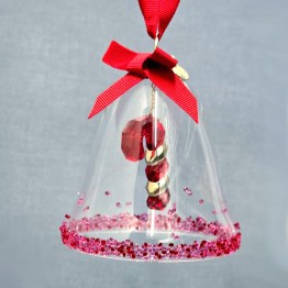 Holiday Cheers Dulcis - Ornament Kerstklok - Rood