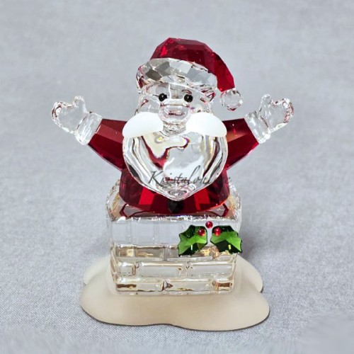 Swarovski Kerstman met Schoorsteen – Holiday Cheers 2025