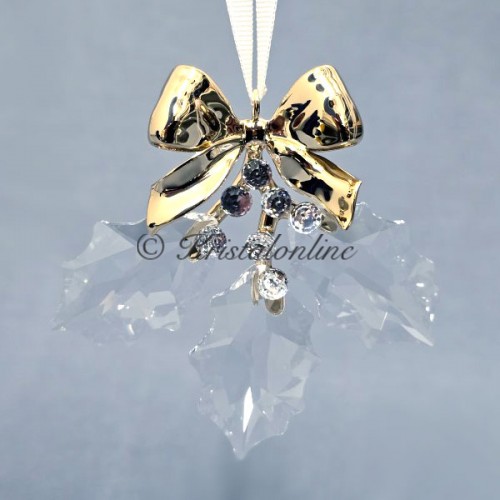 Swarovski Kristal | Kerst | Holiday Magic | Holiday Magic - Ornament Hulstbladeren | 5685701