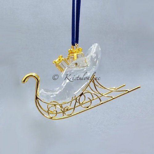 Swarovski Kristal | Kerst | Kerst Ornamenten | Kerst Ornament - Arreslee Goud | 842768