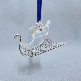 Kerst Ornament - Arreslee Zilver