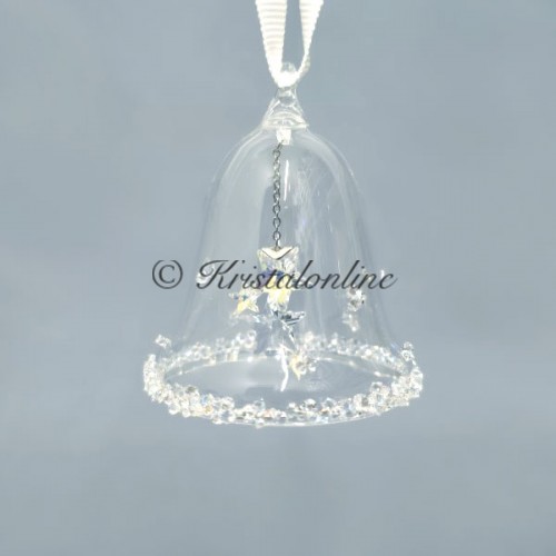 Swarovski Kristal | Silver Crystal | Kerst | Holiday Magic Classics - Ornament Kerstbel - XS | 5682732