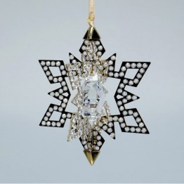 Kerstornament Ster, Goudkleurig