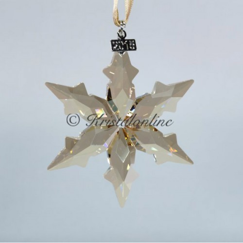 Swarovski Kristal | Kerst | Kerst Ornamenten | Kerstster - Jaarlijkse Editie 2015 - SCS - Golden Shadow | 5135903