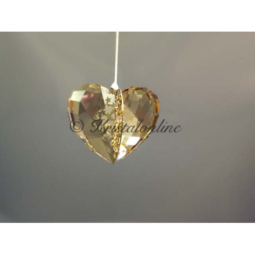 Kerstornament Hart, Golden Shadow