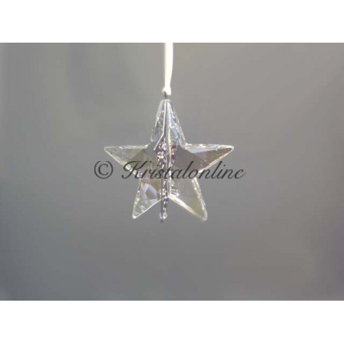 Kerstornament Ster, zilver