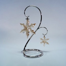 Kerststerset 2015 goldenshadow één groot, één klein met display