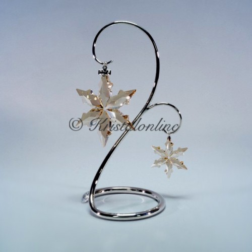 Kerststerset 2015 goldenshadow één groot, één klein met display