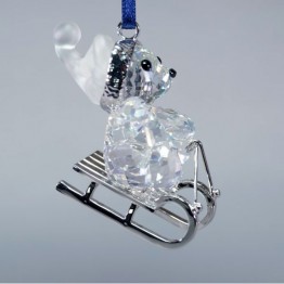 Kris Beer - Kerst Ornament - Op Slee