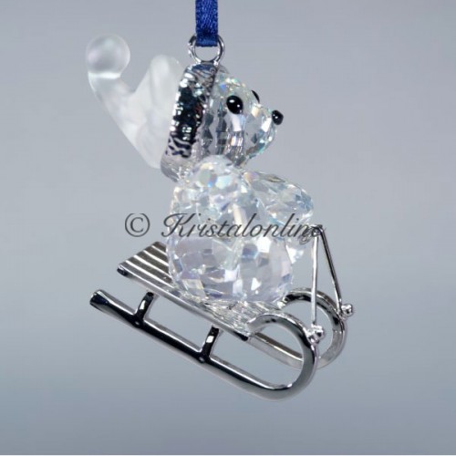 Kris Beer - Kerst Ornament - Op Slee