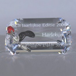 Titel Plaquette 2001 Harlekijn
