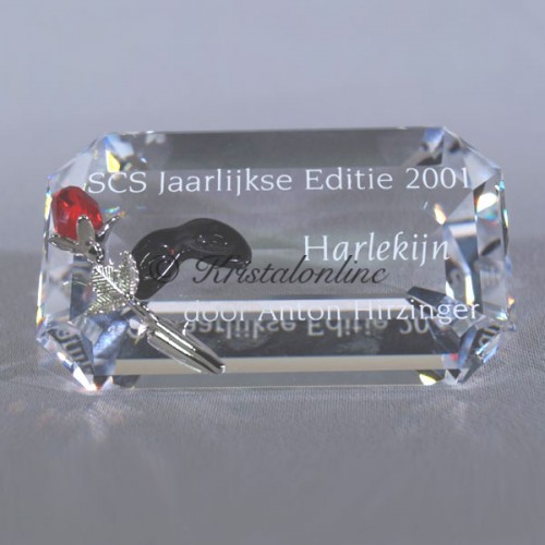 Titel Plaquette 2001 Harlekijn