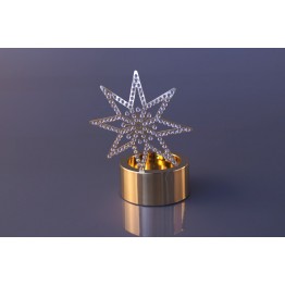 Theelicht - Gouden Ster