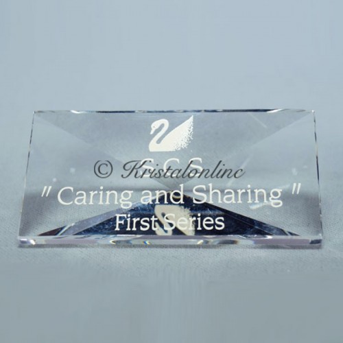Titel Plaquette 1987-1989 Caring and Sharing
