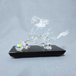 Swarovski Kristal | Silver Crystal | Fabels en Sprookjes | Draak op zwarte display | 5063670