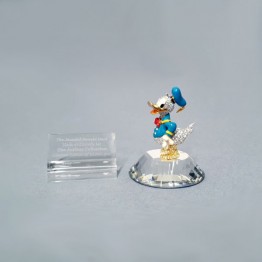 Donald Duck L.E. - met Titel plaquette en Display
