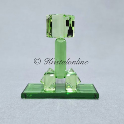 Swarovski Minecraft Creeper kristallen beeldje met groene en zwarte details
