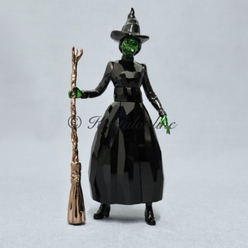 Swarovski Elphaba Wicked beeldje met groene huid en zwarte outfit