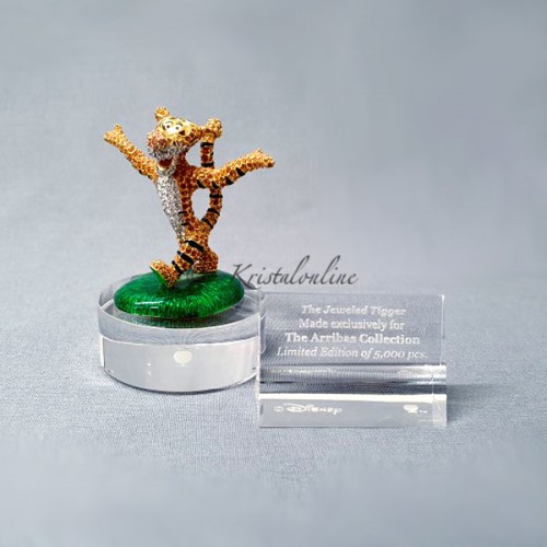Kristalonline | Swarovski Kristal | Disney | Arribas | Teigetje - Tijgertje - met plaquette en display | ABTG01