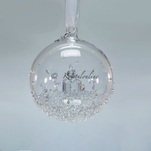 Swarovski Kristal | Silver Crystal | Kerst | Kerstbal Ornament - Jaarlijkse Editie 2017 | 5241591